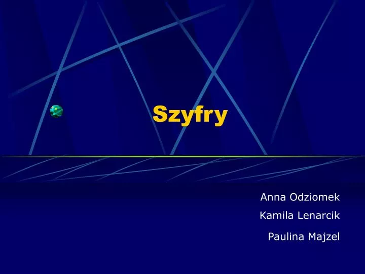 szyfry