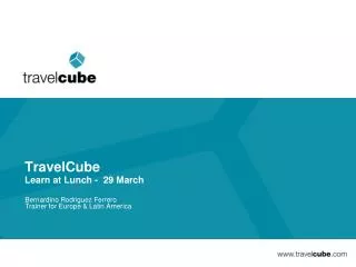 TravelCube Learn at Lunch - 29 March