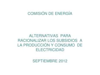comisi n de energ a