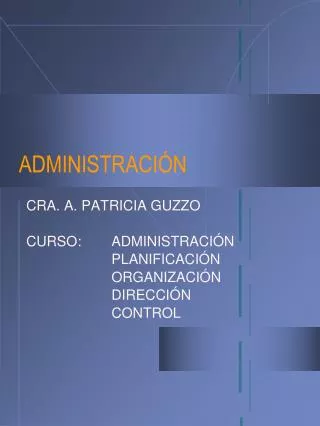 administraci n