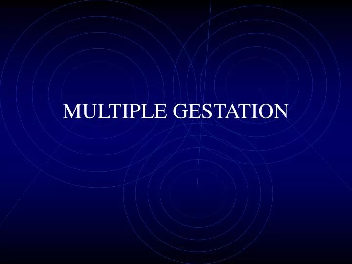 multiple gestation