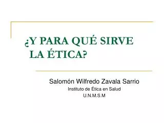 y para qu sirve la tica