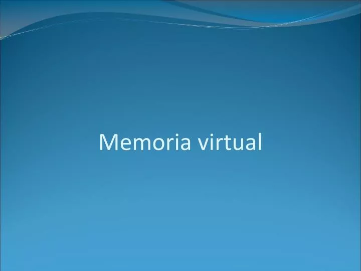 memoria virtual