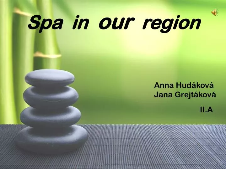 spa in our region