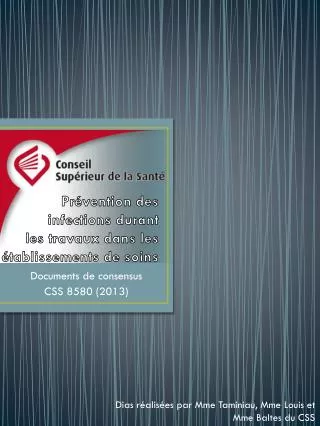 documents de consensus css 8580 2013