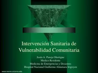 intervenci n sanitaria de vulnerabilidad comunitaria