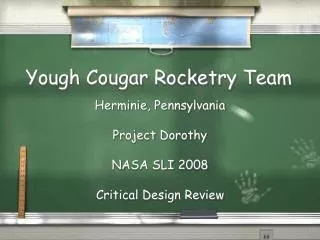 Yough Cougar Rocketry Team