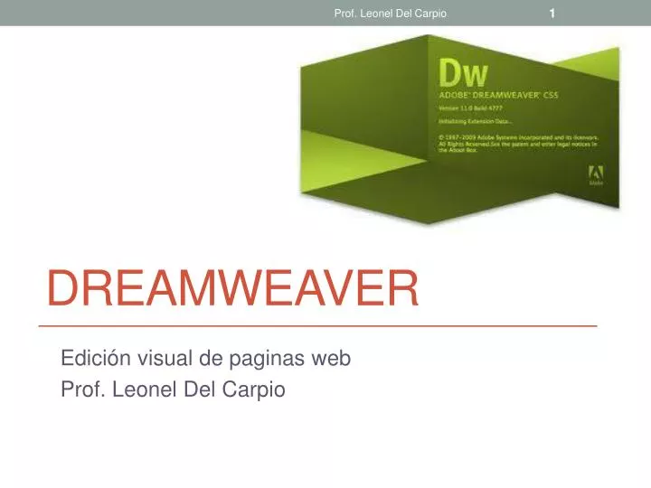 dreamweaver