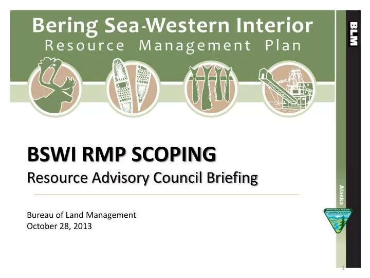 bswi rmp scoping resource advisory council briefing bureau of land management october 28 2013