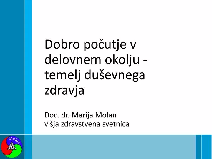 dobro po utje v delovnem okolju temelj du evnega zdravja