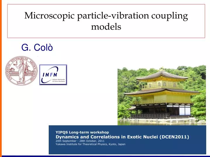 microscopic particle vibration coupling models