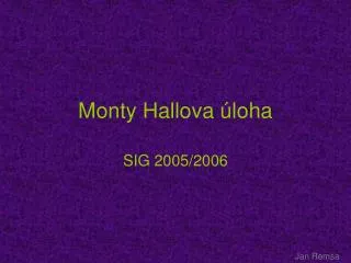 monty hallova loha