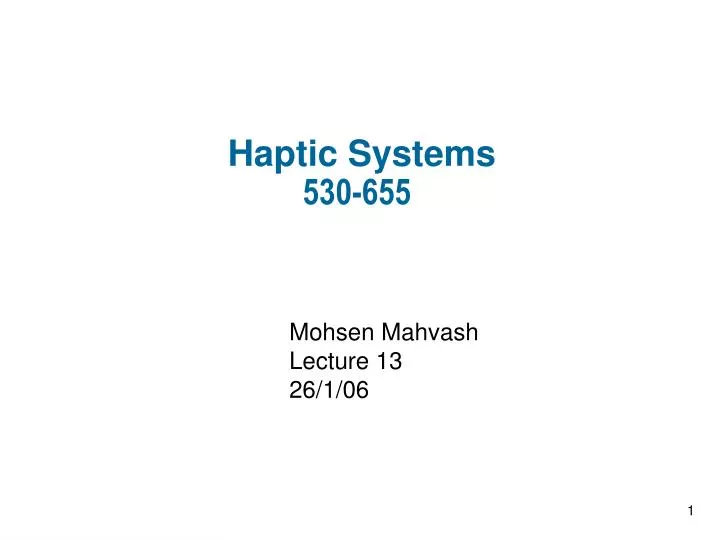 haptic systems 530 655