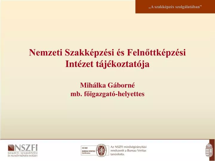 Ppt A Szakk Pz S Szolg Lat Ban Powerpoint Presentation Free Download Id