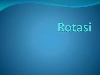 rotasi