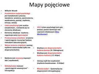 mapy poj ciowe