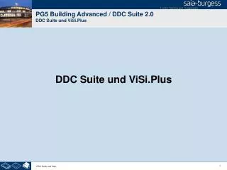 pg5 building advanced ddc suite 2 0 ddc suite und visi plus