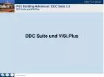 PG5 Building Advanced / DDC Suite 2.0 DDC Suite und ViSi.Plus - slide 1