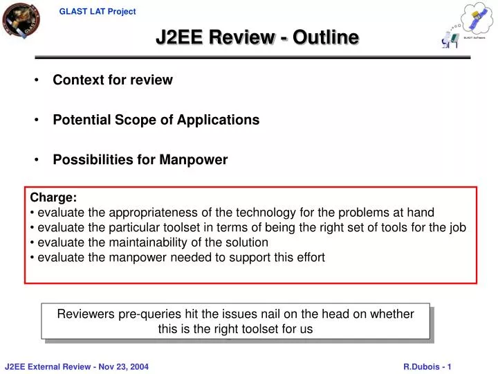 j2ee review outline