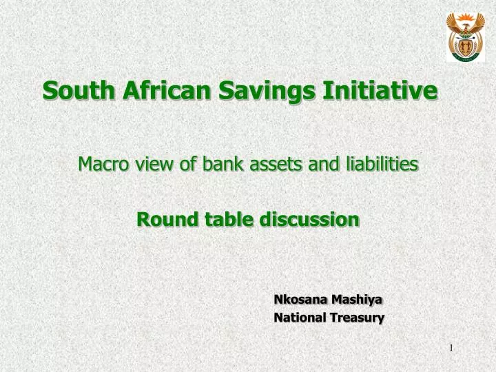 south african savings initiative