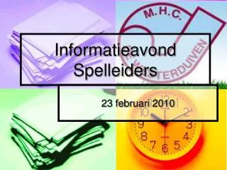 informatieavond spelleiders