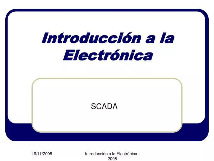 introducci n a la electr nica