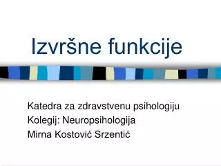 izvr ne funkcije