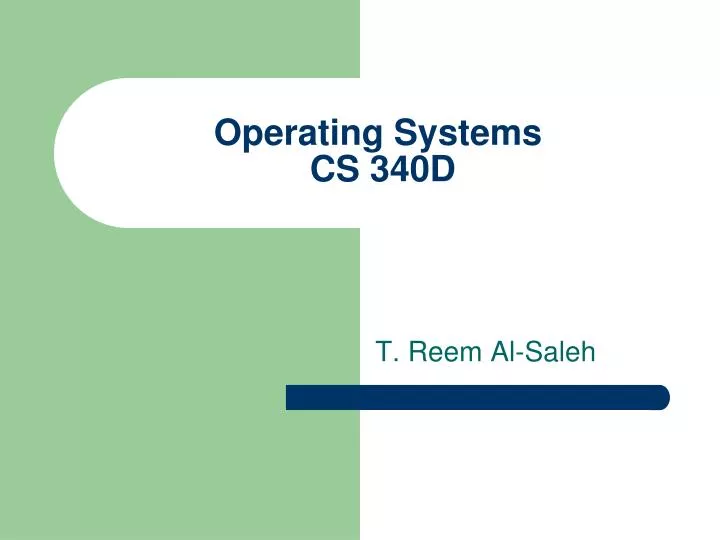 operating systems cs 340d