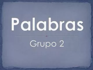 palabras