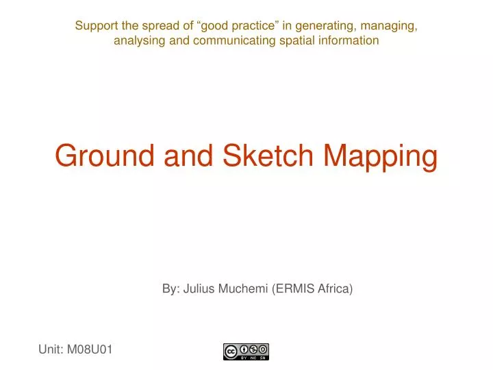 ground and sketch mapping