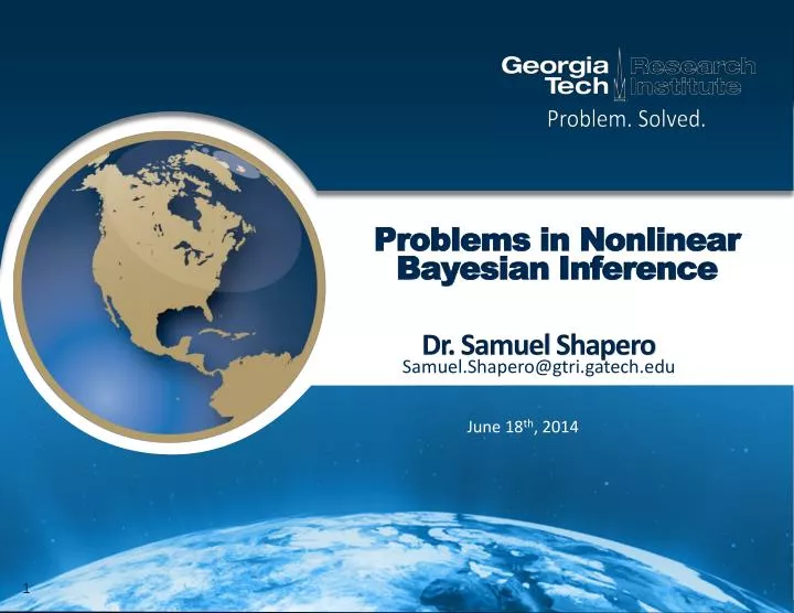 problems in nonlinear bayesian inference