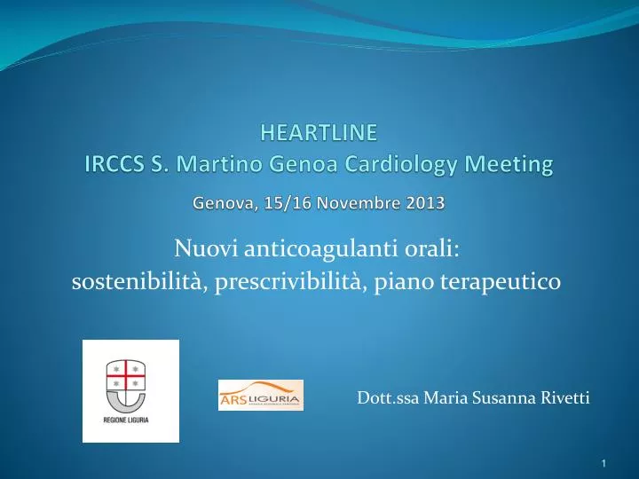heartline irccs s martino genoa cardiology meeting genova 15 16 novembre 2013