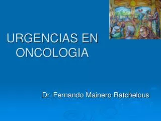 urgencias en oncologia