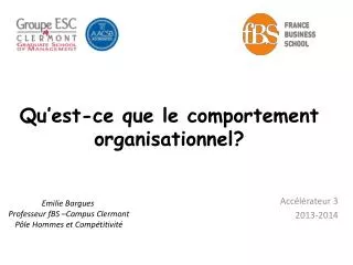 qu est ce que le comportement organisationnel