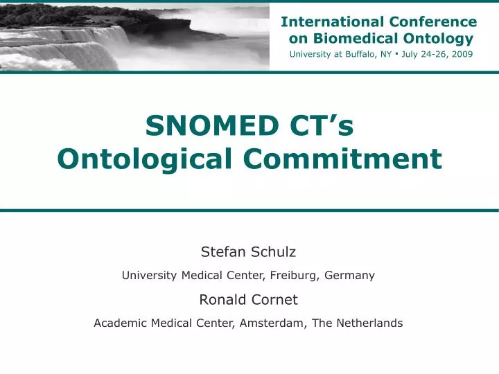 snomed ct s ontological commitment