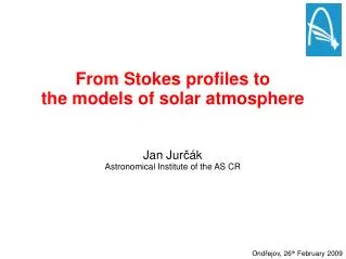 From Stokes profiles to the models of solar atmosphere