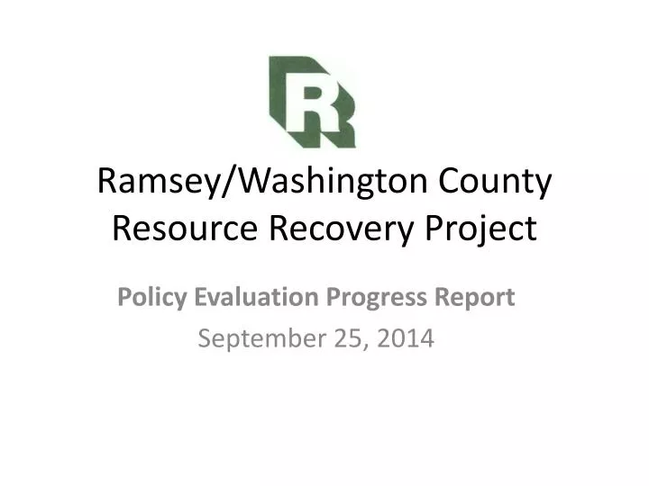 ramsey washington county resource recovery project