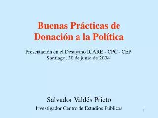 buenas pr cticas de donaci n a la pol tica