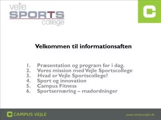 velkommen til informationsaften