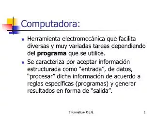computadora