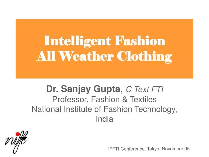 intelligent fashion all weather clothing