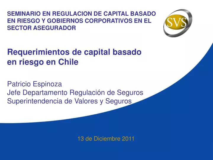 requerimientos de capital basado en riesgo en chile