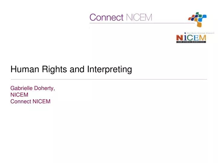 human rights and interpreting