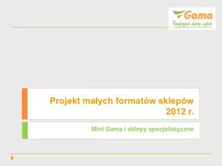 projekt ma ych format w sklep w 2012 r