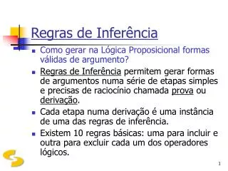 regras de infer ncia