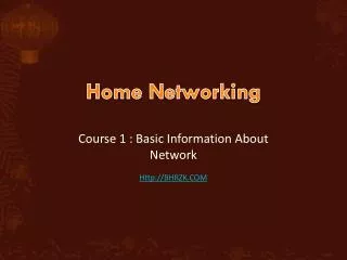 Home Networking