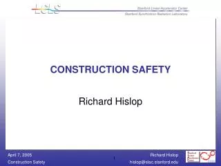 CONSTRUCTION SAFETY