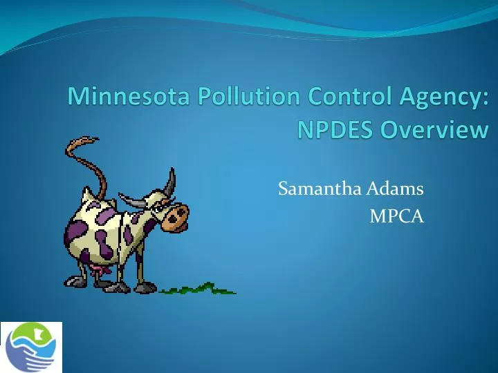 minnesota pollution control agency npdes overview