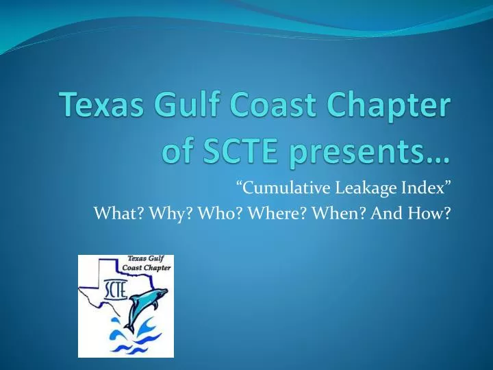 texas gulf coast chapter of scte presents
