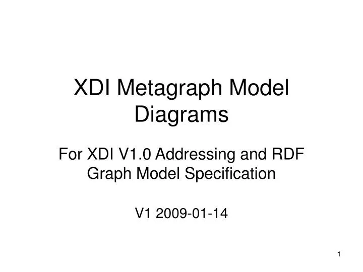 xdi metagraph model diagrams